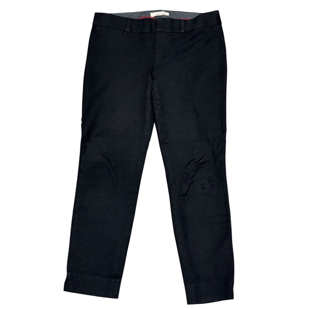 Banana Republic Sloan Black Slim Fit Dress Pants Womens 4P Petite Bi-Stretch - Picture 2 of 10